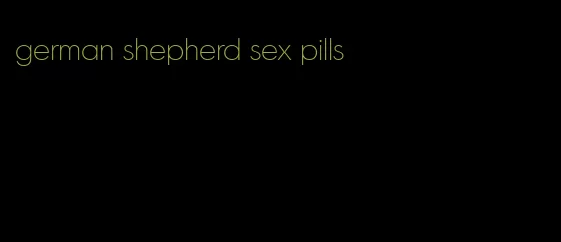 german shepherd sex pills