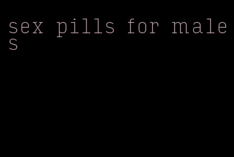 sex pills for males