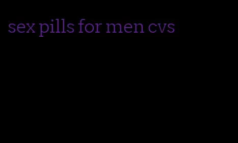 sex pills for men cvs