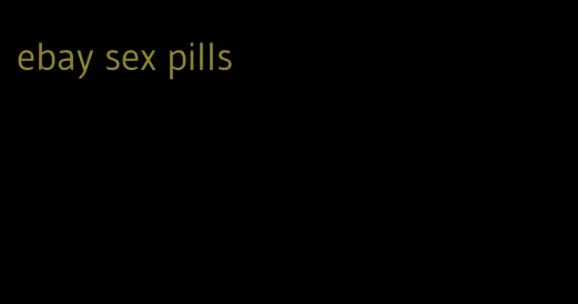 ebay sex pills