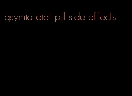 qsymia diet pill side effects