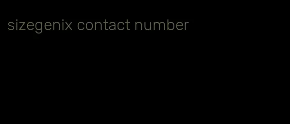 sizegenix contact number