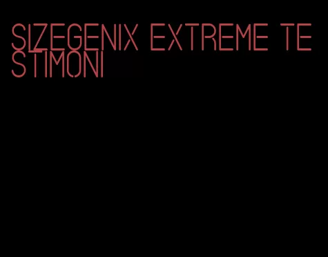 sizegenix extreme testimoni