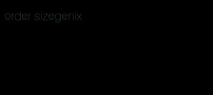 order sizegenix