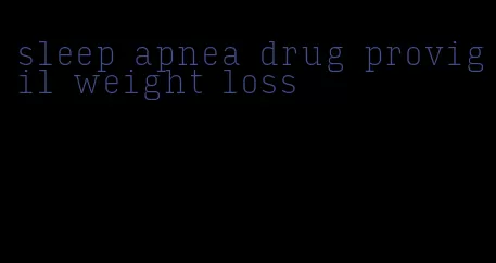 sleep apnea drug provigil weight loss