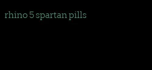 rhino 5 spartan pills