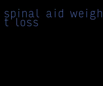 spinal aid weight loss