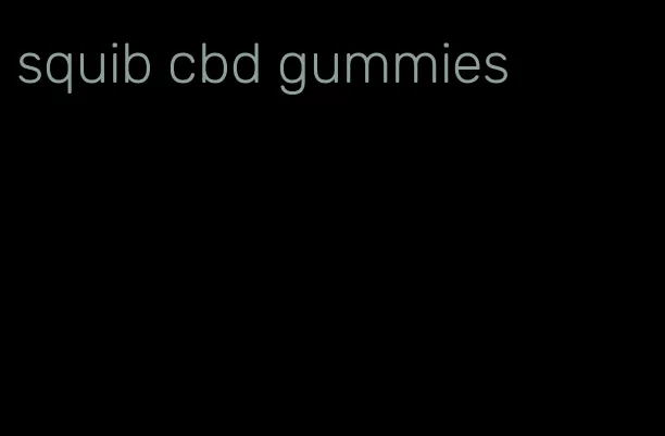 squib cbd gummies