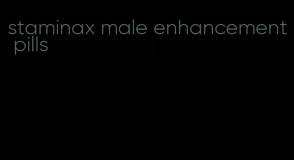 staminax male enhancement pills