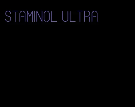 staminol ultra