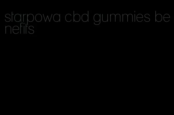 starpowa cbd gummies benefits