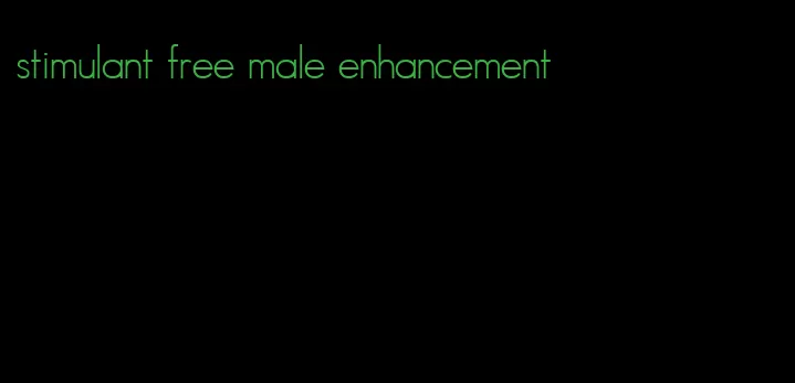 stimulant free male enhancement