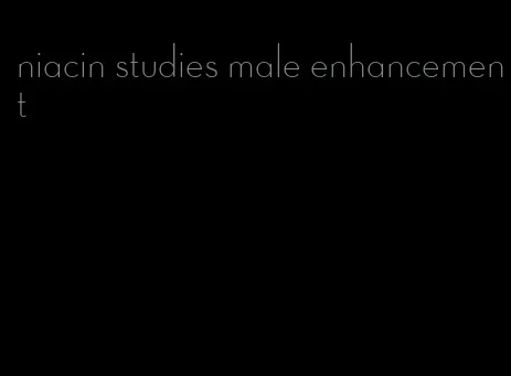 niacin studies male enhancement