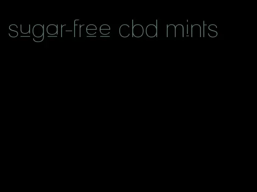 sugar-free cbd mints