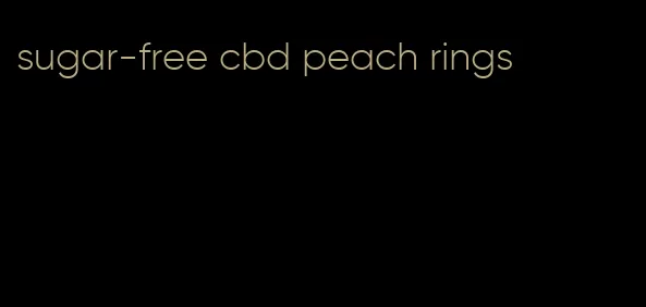 sugar-free cbd peach rings