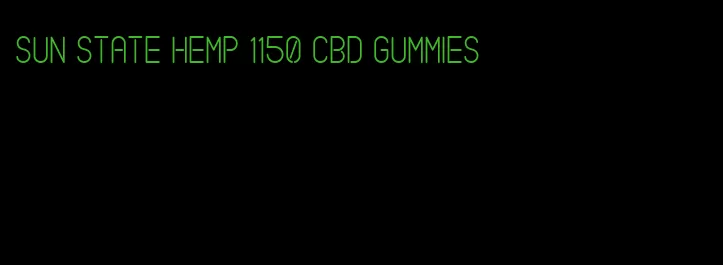 sun state hemp 1150 cbd gummies