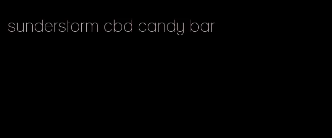 sunderstorm cbd candy bar