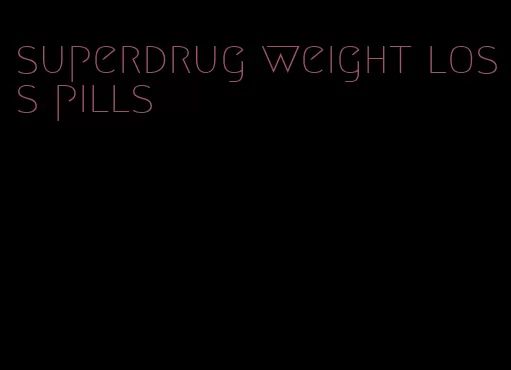 superdrug weight loss pills