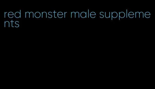 red monster male supplements