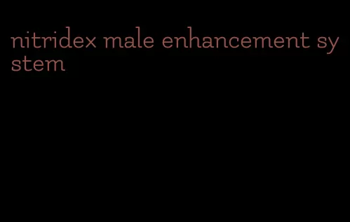 nitridex male enhancement system