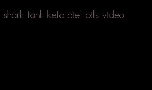 shark tank keto diet pills video