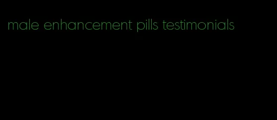 male enhancement pills testimonials