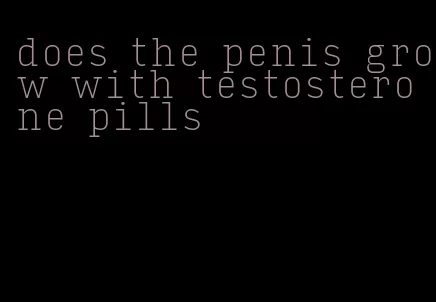 does the penis grow with testosterone pills