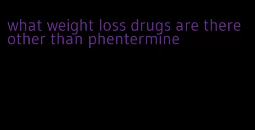 what weight loss drugs are there other than phentermine