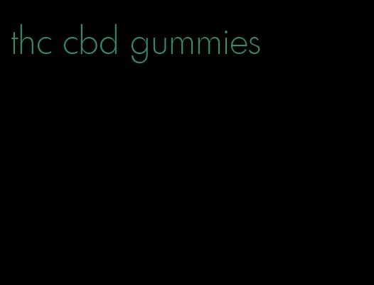 thc cbd gummies