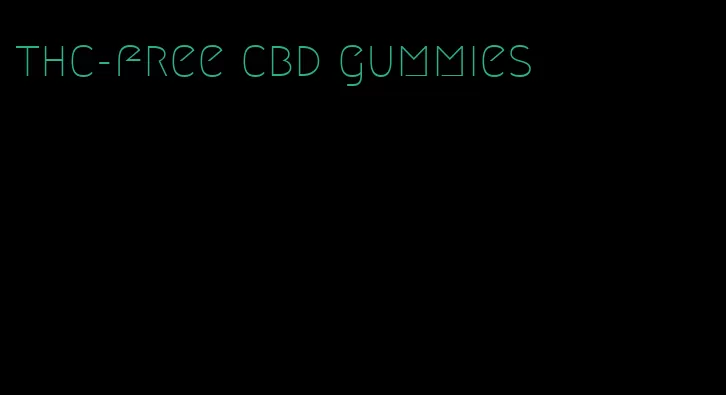 thc-free cbd gummies