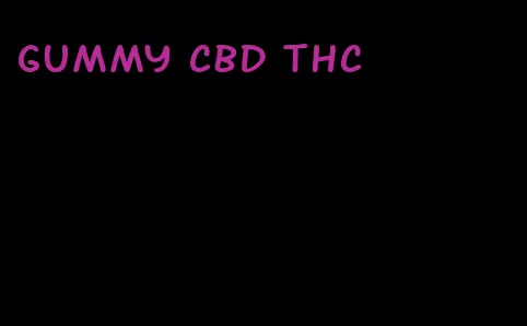 gummy cbd thc