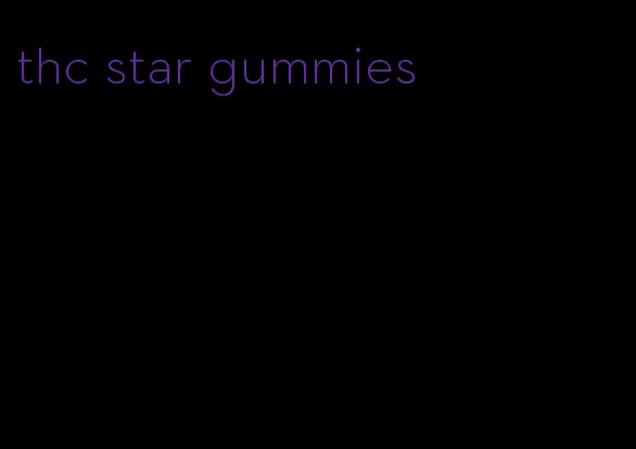 thc star gummies