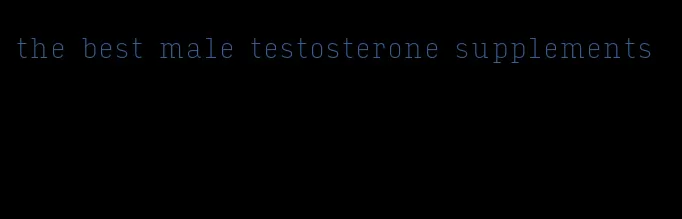 the best male testosterone supplements