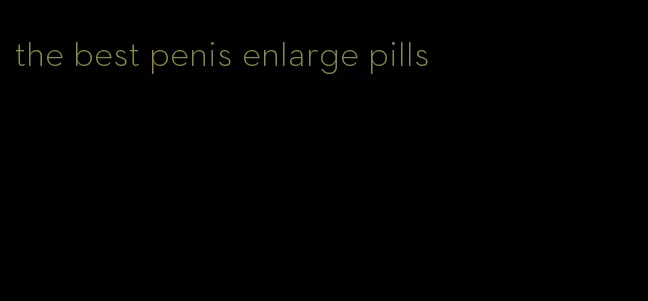 the best penis enlarge pills