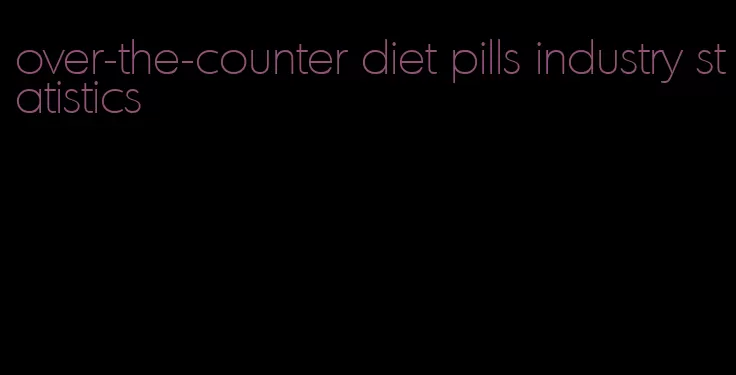 over-the-counter diet pills industry statistics