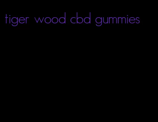 tiger wood cbd gummies