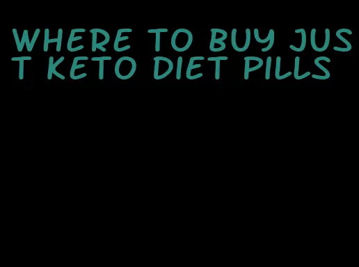 where to buy just keto diet pills