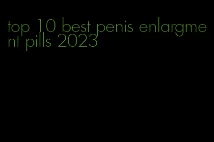 top 10 best penis enlargment pills 2023