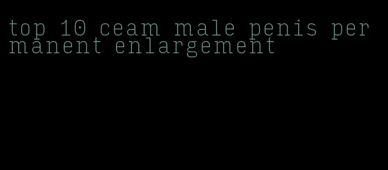 top 10 ceam male penis permanent enlargement