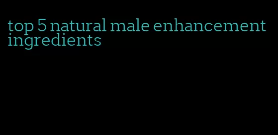 top 5 natural male enhancement ingredients