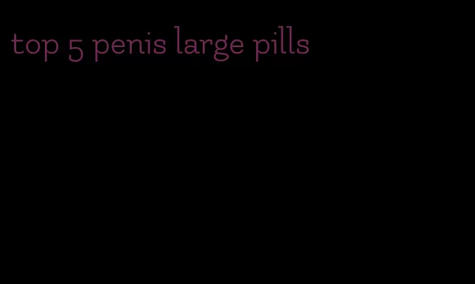 top 5 penis large pills