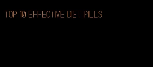 top 10 effective diet pills