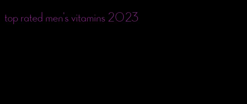 top rated men's vitamins 2023