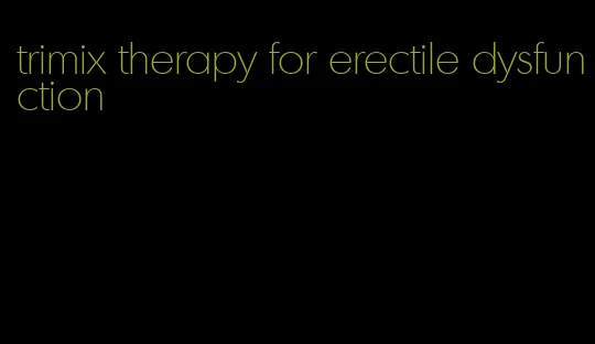 trimix therapy for erectile dysfunction