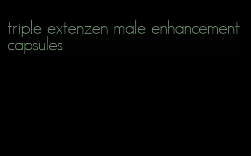 triple extenzen male enhancement capsules