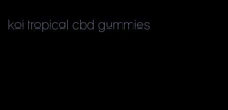 koi tropical cbd gummies