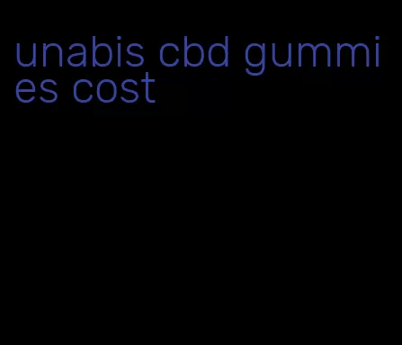 unabis cbd gummies cost