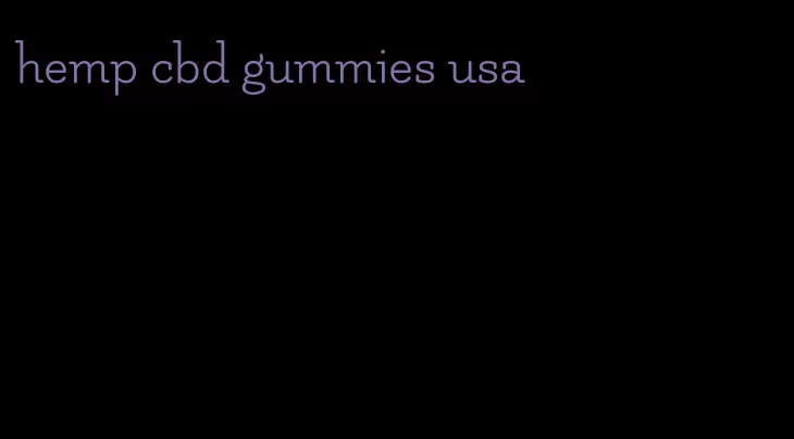 hemp cbd gummies usa