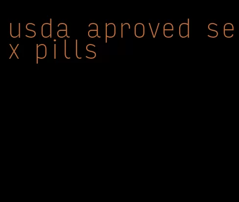 usda aproved sex pills