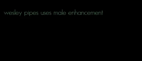 wesley pipes uses male enhancement